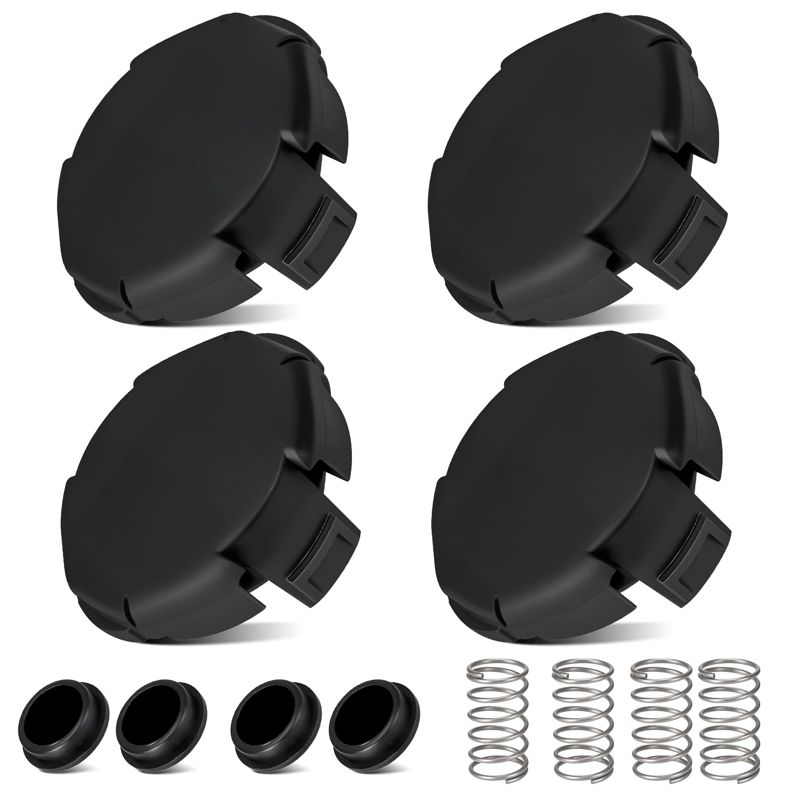 Photo 1 of Alocs Speed Feed 400 Trimmer Head Cap Replacement for Echo Weed Eater Head SRM225, SRM230, PAS225 String Trimmer, Echo Trimmer Parts X472000070 (4 Pack)