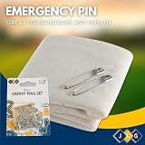 JKG 50 x Safety Pins Assorted Sizes Small Medium Large Craft Pins view 5