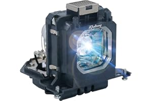 iQubay POA-LMP135 POA-LMP114 Replacement Projector Lamp Bulb for Sanyo PLC-XWU30 PLV-Z2000 PLV-Z700 PLV-1080HD PLV-Z3000 PLV-Z4000 PLV-Z800 PLV-1080HD 610-344-5120 610-336-5404 with Housing