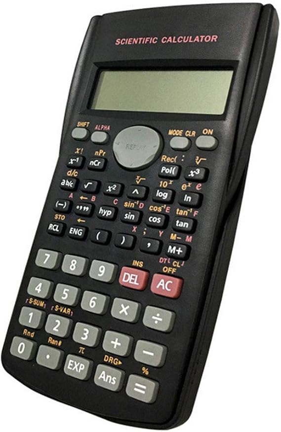 Math Scientific Calculator Double Lines LCD Display Function Student