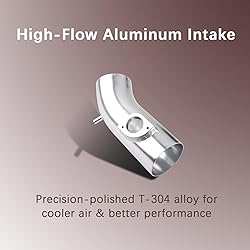 StarTechAuto Cold Air Intake Kit Silver T-304