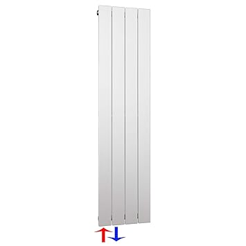 Design Paneelheizkörper Flachheizkörper mit seitlichem Anschluss (1200 x 298 Anschluss links) (371 Watt nach EN442)