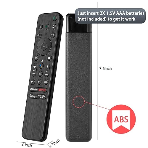 Rmt-Tx100U Télécommande De Remplacement Pour Sony Tv Kdl