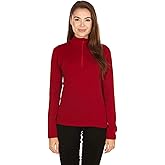 100% Merino Wool - Midweight Womens 1/4 Zip - Midlayer