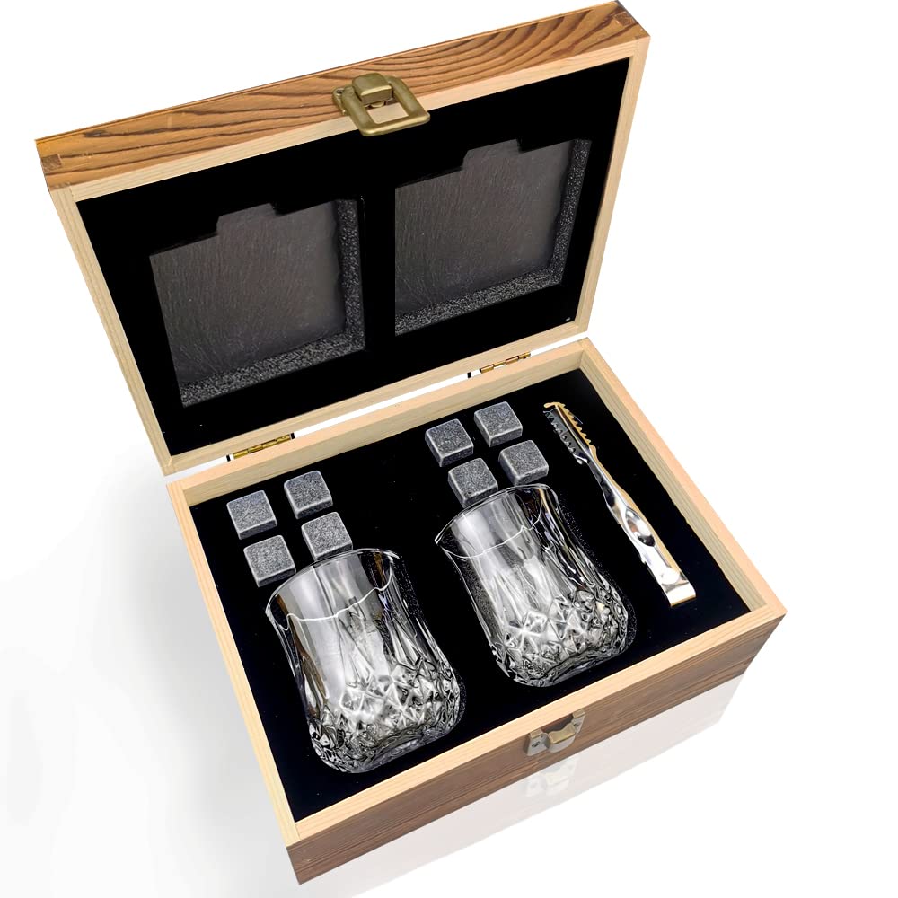 Bar Originale Whisky Glasses and Stones Set