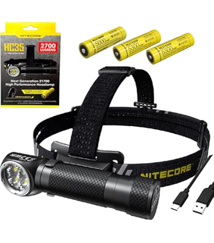 Amazon.com : Nitecore HC30 1000 Lumens Rechargeable LED Headlamp