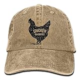 Men Women Chicken Whisperer Denim Jeanet Baseball Hat Adjustable Dad Hat