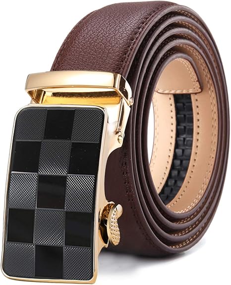 Amazon Xsfirecow ベルト メンズ おしゃれ 長いベルト 130cm オートロック式 穴なし サイズ調整可能 革 紳士ベルト ロング ビジネス スーツ 仕事 ギフト用 Boxが付属 01ブラウン ゴルダンビジネス ベルト 通販