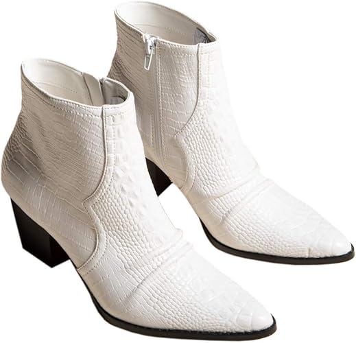 womens white booties