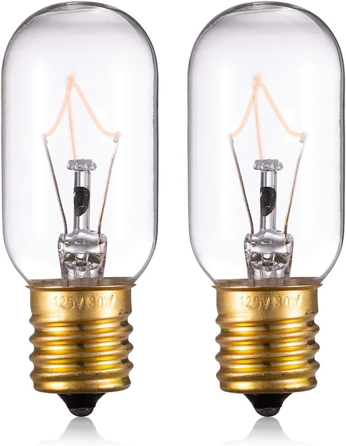 Light Bulb Fits for LG Microwave Oven - Microwave Light Bulb for LG Frigidaire Kenmore Whirlpool GE Over the Range Microwave, Dimmable with 125V 30W E17 Base, Kitchen Night Light, Repalces 6912W1Z004B: Home Improvement