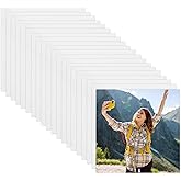 MECCANIXITY 20 PCS Sublimation Metal Photo Blanks 5.5"x5.5", 0.45mm(0.018") Aluminum Photo Sign Blanks Poster Frame for DIY Printing, Wall Decor, Bedroom Living Room