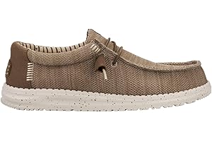 Hey Dude Wally Stretch Sox, Men’s Shoes, Men's Slip-on Loafers, Comfortable & Light-Weight