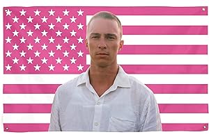 AIETED Drew Flags 3x5Ft Starkey rafe cameron American Flag pink Tapestry,With 4 Brass Grommets,For College Dorm Room Decor,Outdoor Parties, Gift,Tailgates Yard,flag for room Decoration（1pcs Pink）