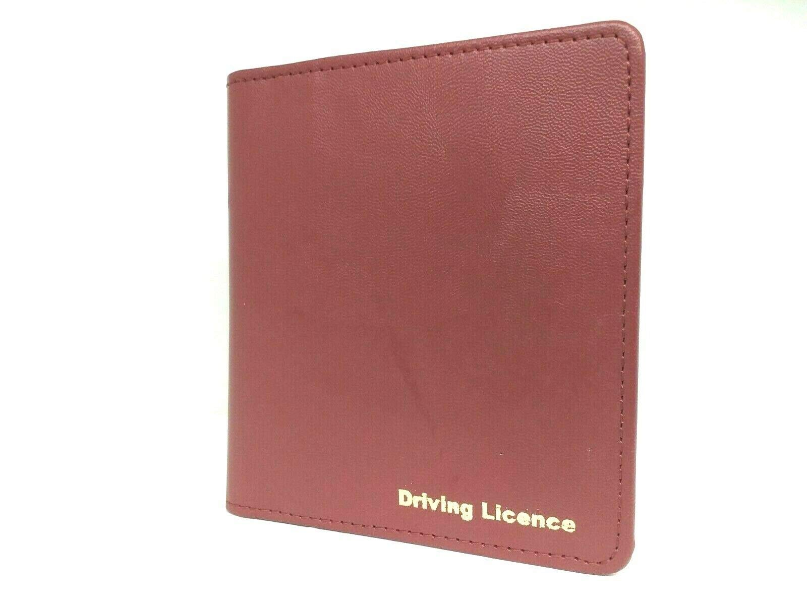 AKSHIDE Durable Leather Driving Licence Holder/Driving Licence Cover/Wallet/Protector-M2 (Burgundy)
