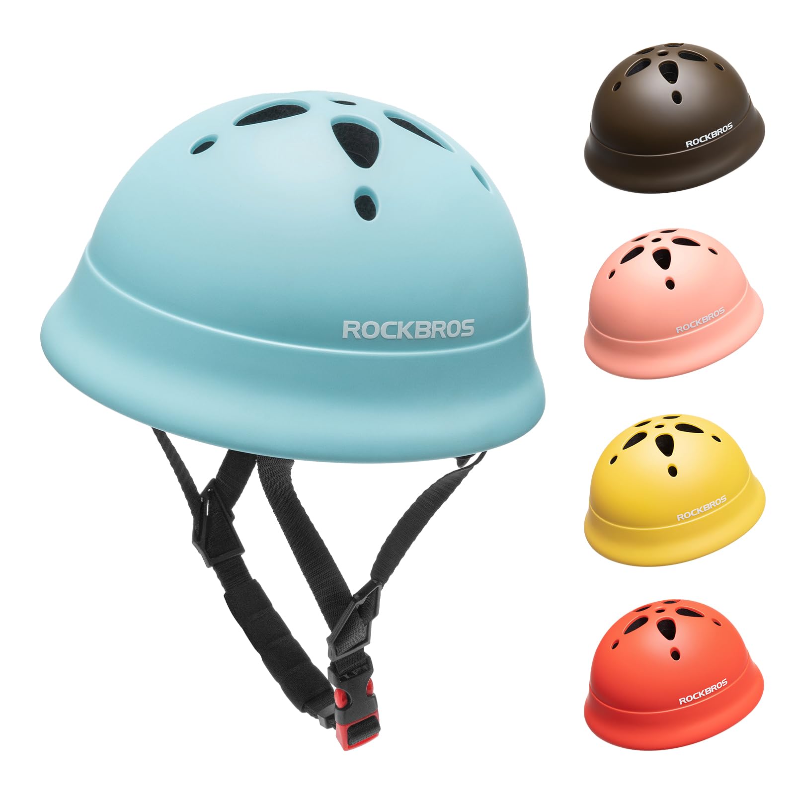 ROCKBROS Kids Bike Toddlers Helmet for 2-5 Years Kids Safety Protection Helmet for Scooter, Balance Bike, Kids Bicycles, Skateboards (48-52 cm)