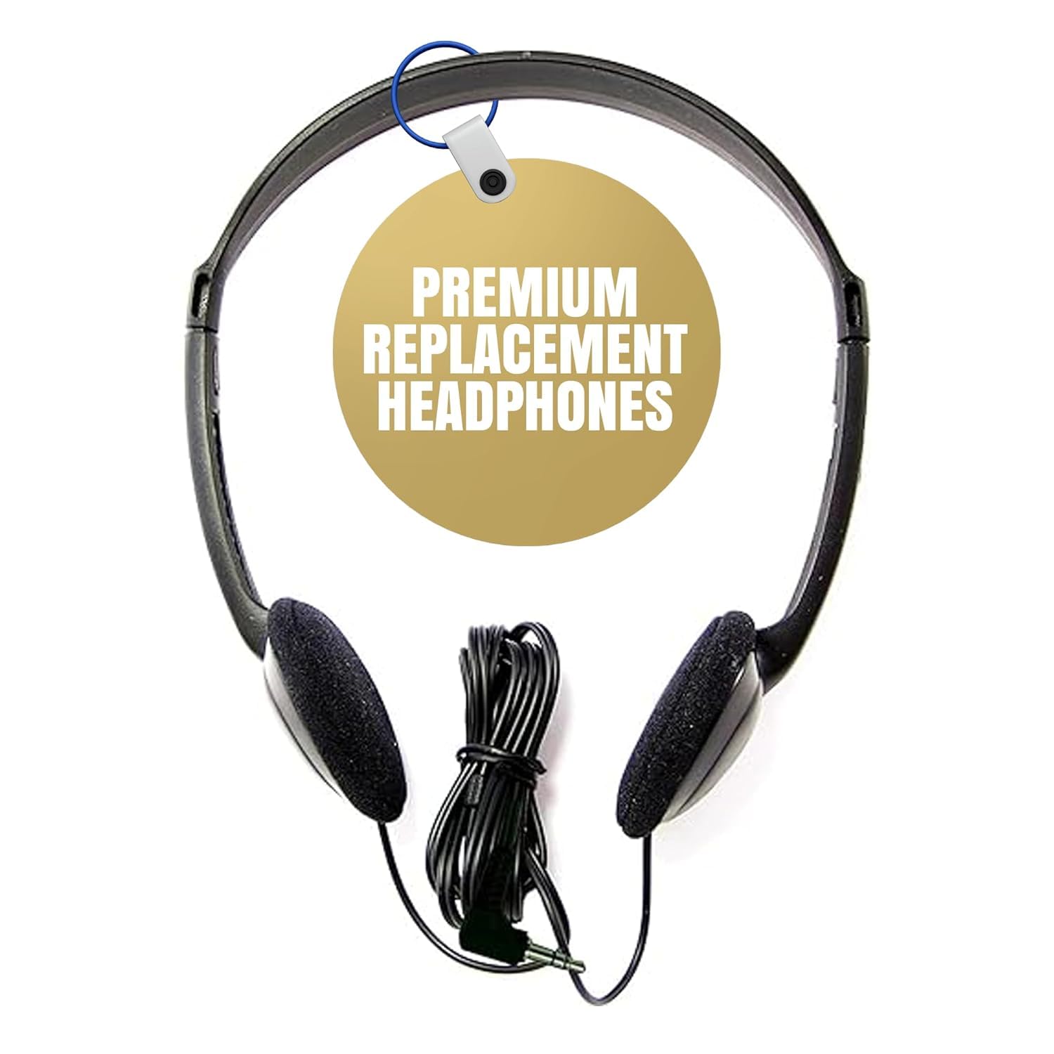 Photo 1 of SuperEar Premium Replacement Lightweight Headphones Sound Amplifiers,Small, Portable and Comfortable Wired Headphones, Ideal for Pocket Talker Device and Sound Amplifier
