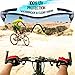 RIVBOS 805 TR 90 Frame Polarized Sports Sunglasses Sun Glasses with 5 Set Interchangeable Lenses for Men Women Cycling Baseball(Upgrate TR90 Black ice lens)