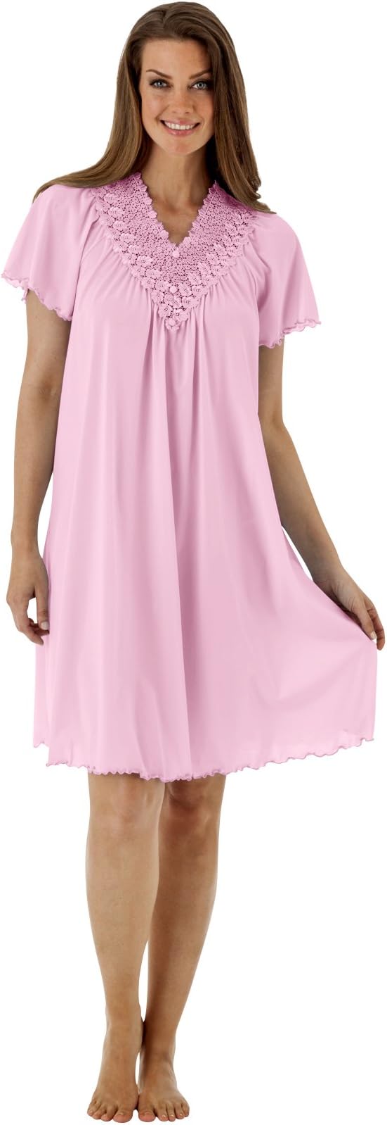 Women's Plus-Size Beloved 40 Inch Flutter Sleeve Waltz Gown