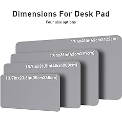 Aothia Leather Desk Pad Protector, Mouse