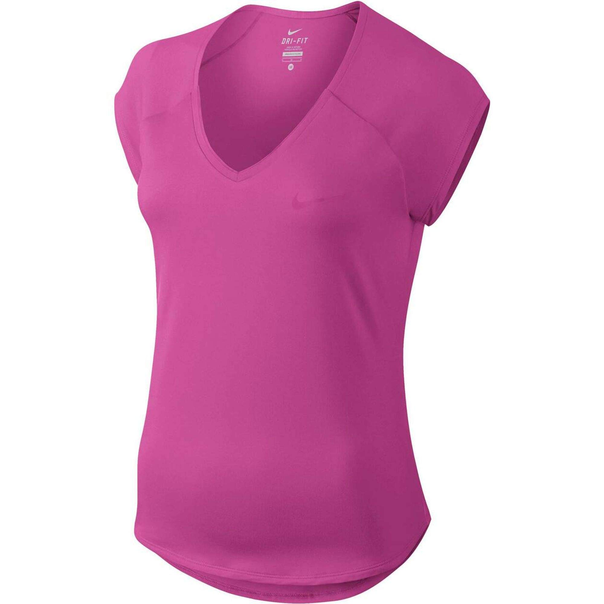 Nike Women W Nkct Top Pure T-Shirt - Active Fuchsia/Active Fuchsia, X-Small