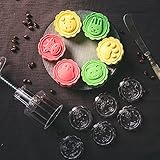 AMFOCUS Moon Cake Mold 50g, Hand Press Cookie Stamps Pastry Tool Bath Bomb Molds