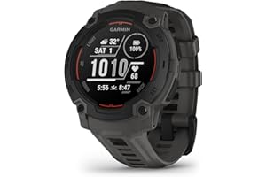 Garmin Instinct® E 45mm, Rugged Outdoor GPS Smartwatch, 24/7 Health Monitoring, Wrist-Based Heart Rate, Up to 16 Days of Battery Life, Charcoal