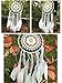 Handmade Medium Large Dream Catchers Decor for Room White Feather Lace Wall Hanging Ornament Decoration
