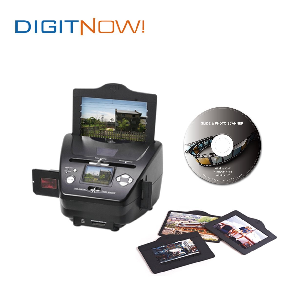 DigitNow!Multi Scanner per Diapositive, Negativi e Foto, 5.1 Megapixel