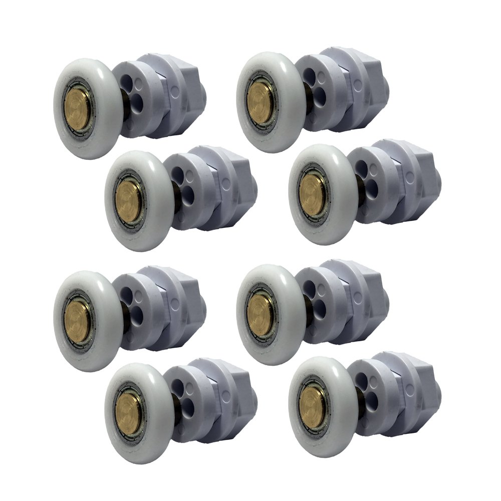Set of 8 Shower Door Rollers 301-12-25-8