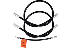 LOOPTEK 1/4x42” & 1/4x16" Heavy Duty Snow Plow Hydraulic Hose Set Kit Fit for Western 56616 56617 & Fisher 56591 56592