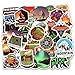 Vinyl Wilderness Nature Stickers Outdoors Adventure Stickers Pack 50 Pcs Hiking Camping Travel Decals for Car Bumper Helmet Luggage Laptop Water Bottle