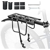 Rear Bike Rack Bike Cargo Rack with Fender &amp; Large Size Reflective | Quick Release Bicycle Rear Racks Large Capacity Bike Pannier Rack for 22-29 inch Bikes