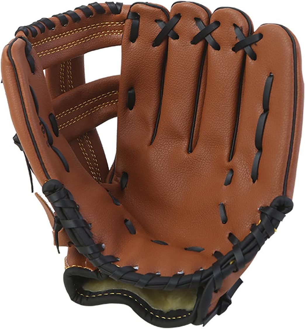 Baseball Glove Softball Gloves, Adult and Youth Sizes, Easy Break in