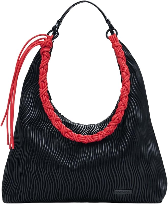 Schultertasche Litio Black Samarra Shoulder Bag Black schwarz
