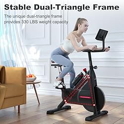 Exercise Bike with Exclusive App, Stationary Bikes