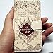 Sunshine - Tech Hogwarts Marauder's Map Pattern Slim Wallet Card Flip Stand Leather Pouch Case Cover for 2013 Apple iPhone 5C New Arrivel