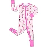 babee Reshinee Viscose Derived from Bamboo Baby Footie Pajamas Convertible Newborn Sleeper for Baby Girl Zipper Onesie 0-24M