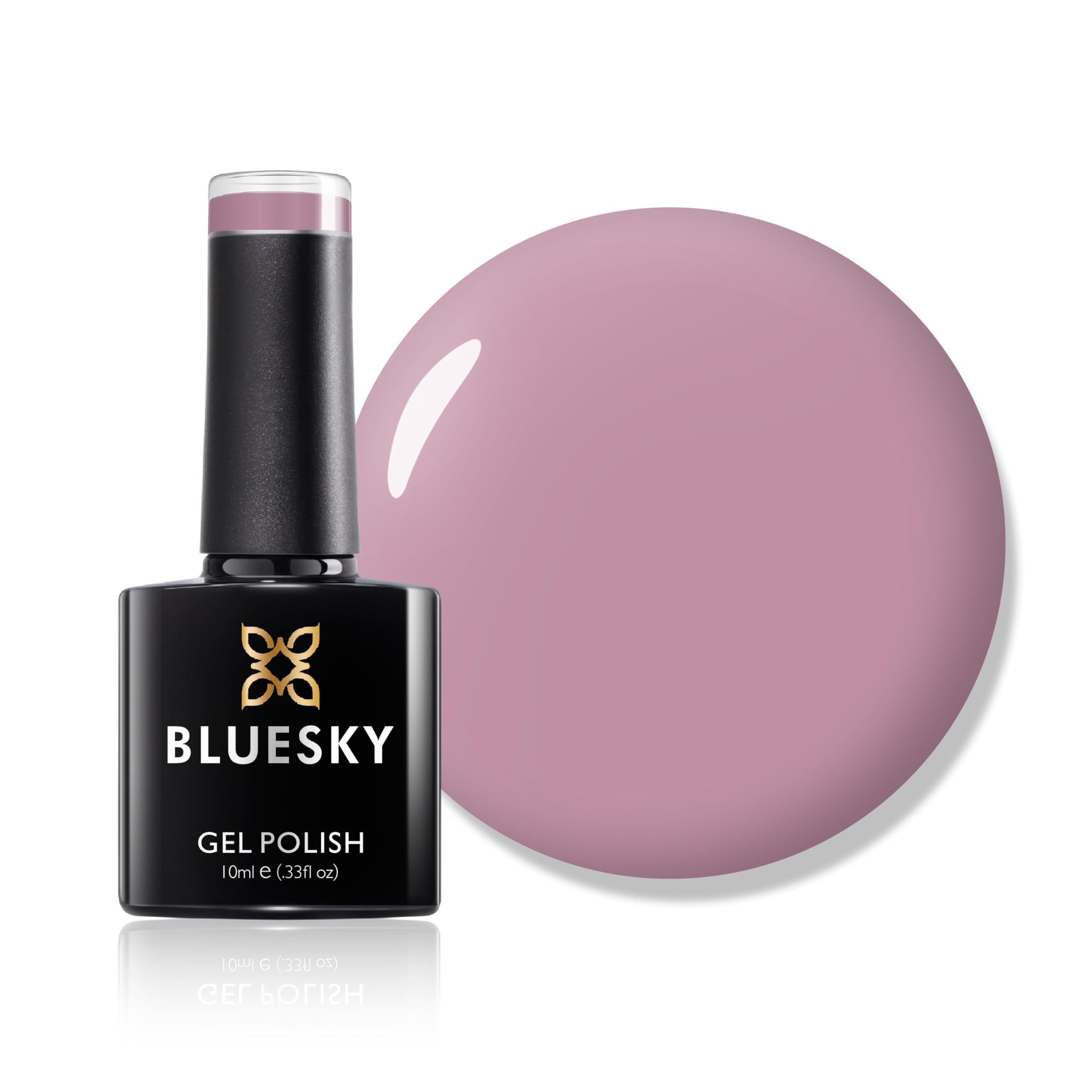 Bluesky Gel Nail Polish, Musk Pink A044, Light, Pink, Rose, Long Lasting, Chip Resistant, 10 Ml (Requires Drying Under UV LED Lamp)