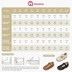 Meckior Toddler Little Girl Mary Jane Dress Shoes