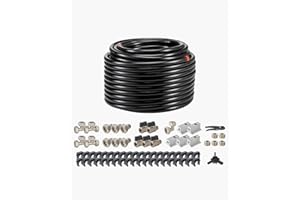 VEVOR Air Compressor Line Kit, 200FT x 3/4", HDPE-Aluminum Compressed Air Piping System, Leak-Proof & Easy-to-Install, Compre