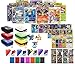 Totem World Pokemon Premium Collection 100 Cards with Tag Team GX Mega EX Trainer or Shining Holo, 10 Rares, 4 Booster Packs, 100 Protector Sleeves, Card Case, Deck Box and Figure