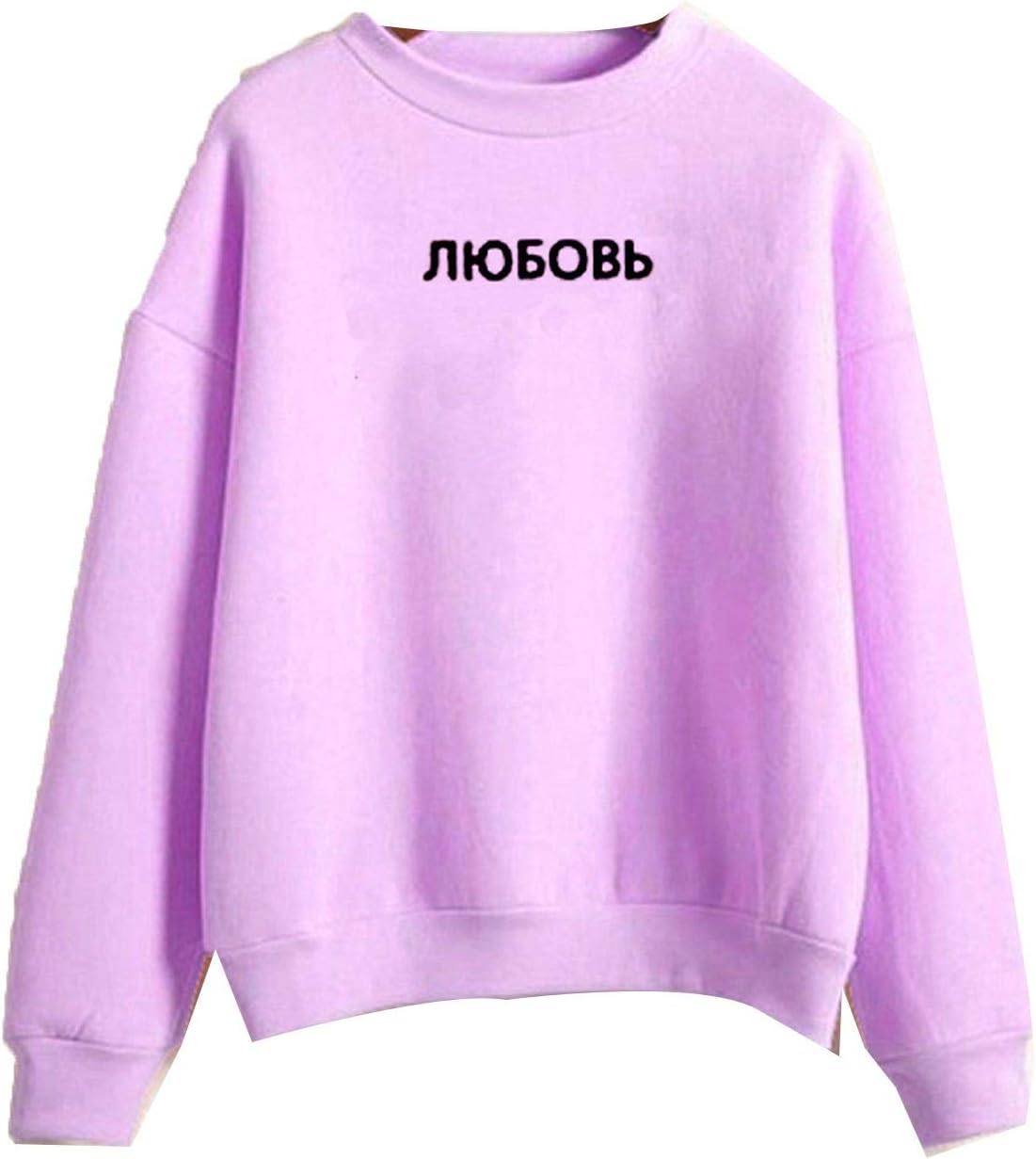 chtapxi Hoodie Women Letter Printed Pullover Streetwear Long Sleeve Sweatshirts