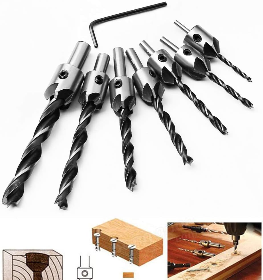 8 PCS Countersink Drill Bit Set - Image 5