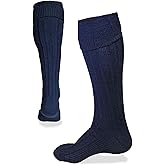 UT Kilts Hose, Traditional Scottish Socks for Kilts, Ribbed Design, Pull Up To Cuff Over Your Hose Flashes