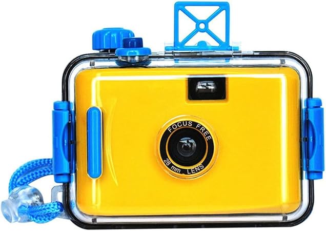 1Pc Multiple Waterproof Camera Film Underwater Diving Retro Camera Anti Fall Double Buckle Color Random