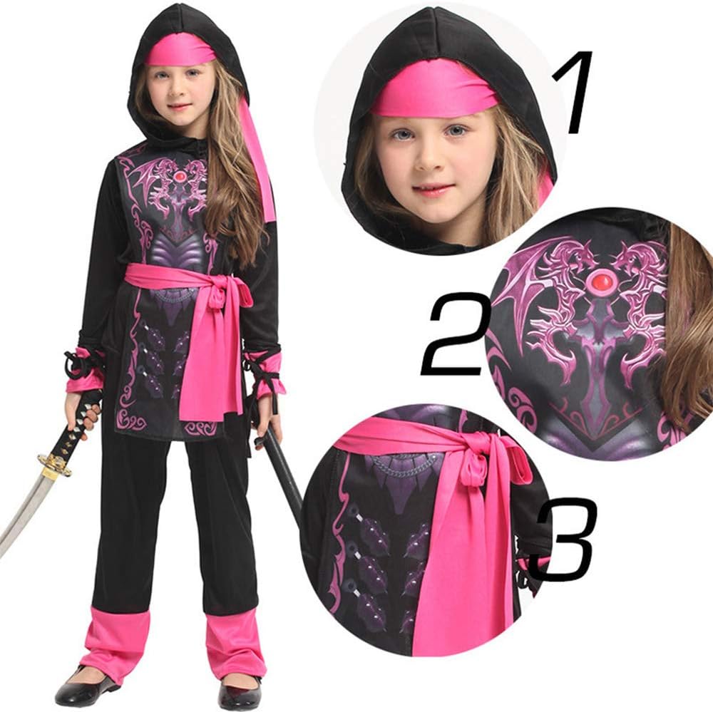 Amazon Co Jp 忍者 コスプレ 女の子 ハロウィン衣装 しのび キッズ くのいち ハロウィン 時代劇 コスチューム 仮装 戦闘服 ハロウィン 仮装 憧れの忍者に変身 忍者 コスプレ キッズ 学園祭 文化祭 時代劇 子ども用 Halloween Xl ホビー 通販