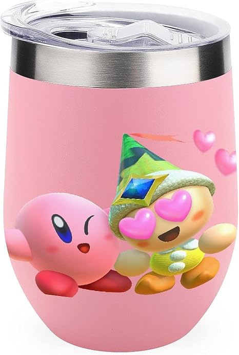 Amazon Kirby星のカービィタンブラーウォーターボトルカップコーヒー魔法瓶断熱断熱材直接飲用ファッションギフトビジネスニュートラルファッション タンブラーステンレス鋼卵殻カップ真空断熱ウォーターカップ 水筒 マグボトル オンライン通販