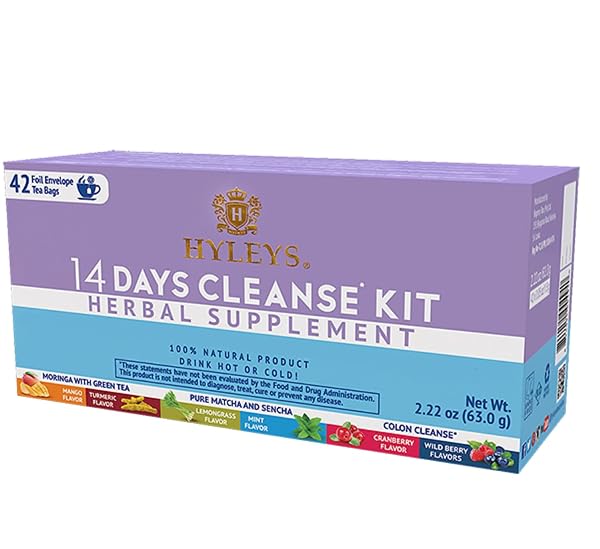 HYLEYS DETOX TEA FOR CLEANSE AND WEIGHT LOSS...