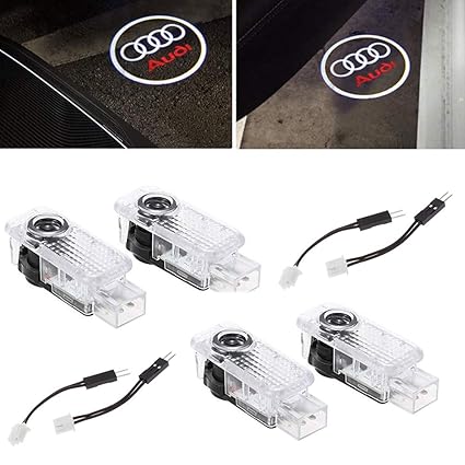 4 X LED Coche proyector puerta logo de la sombra de luz Lámparas ...