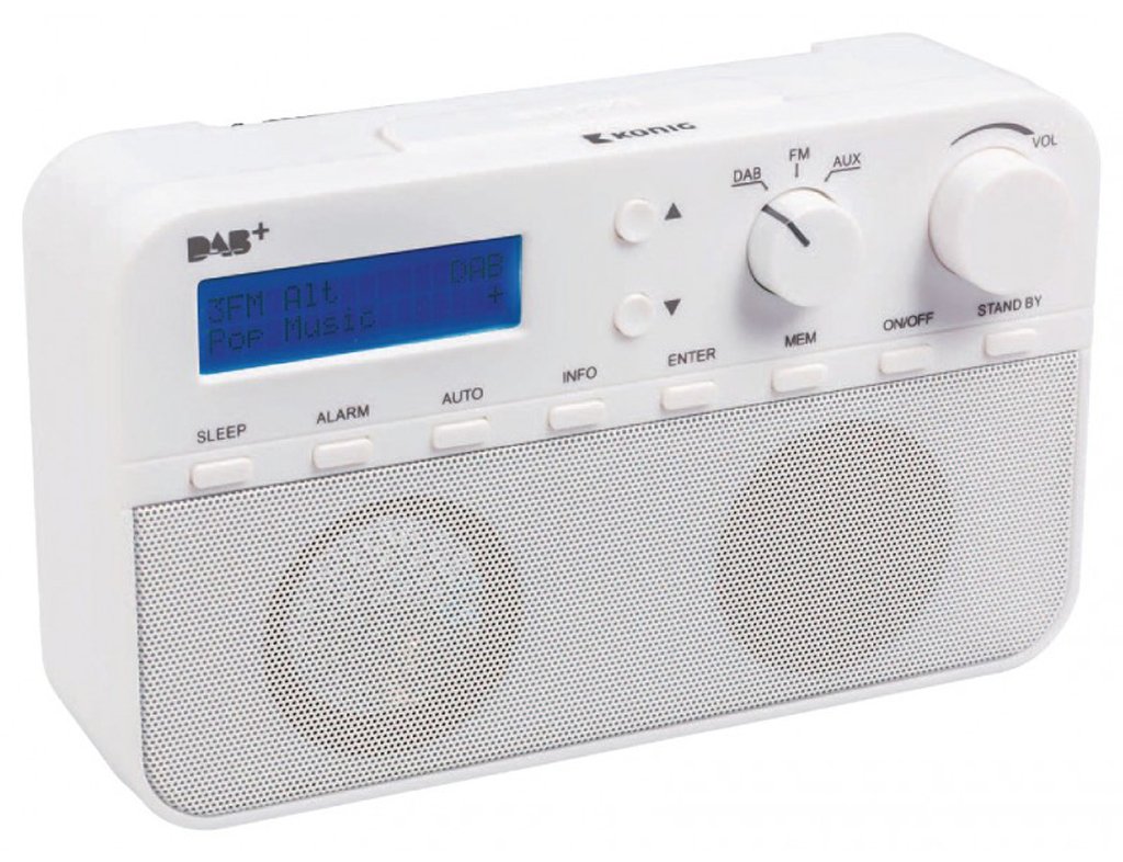 Konig Portable DAB FM Radio with AUXIN, Clock, Alarm Amazon.co.uk Electronics